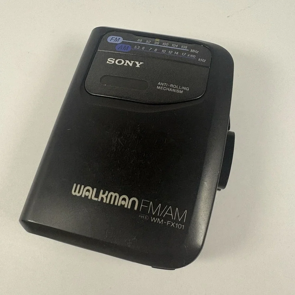 SONY Walkman WM-FX101 Cassette Player Radio Am/Fm Tested Working